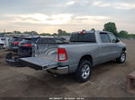 2019 Ram 1500 Big Horn/lone Star  4x4 6'4 Box Silver vin: 1C6SRFMT0KN585861