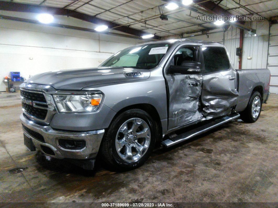 2022 Ram 1500 Big Horn Серебряный vin: 1C6SRFMT0NN321401