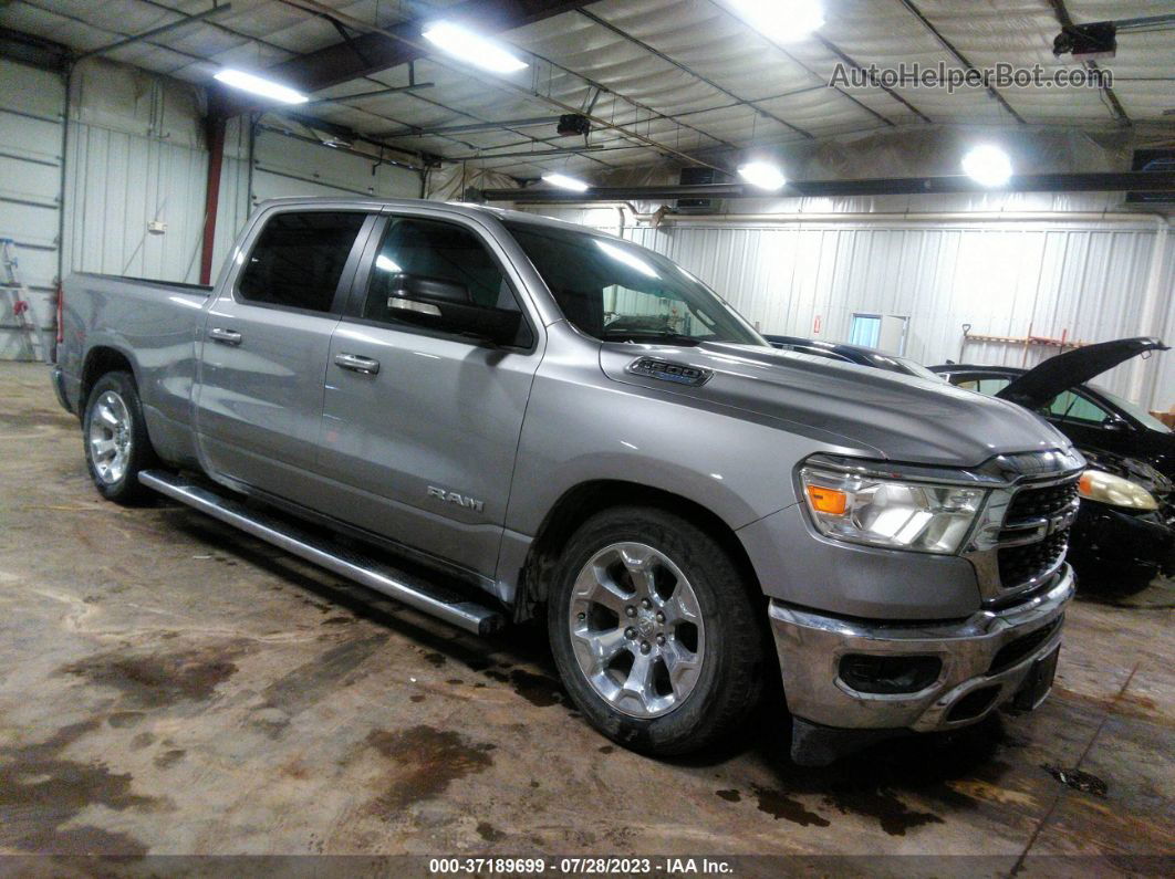 2022 Ram 1500 Big Horn Silver vin: 1C6SRFMT0NN321401