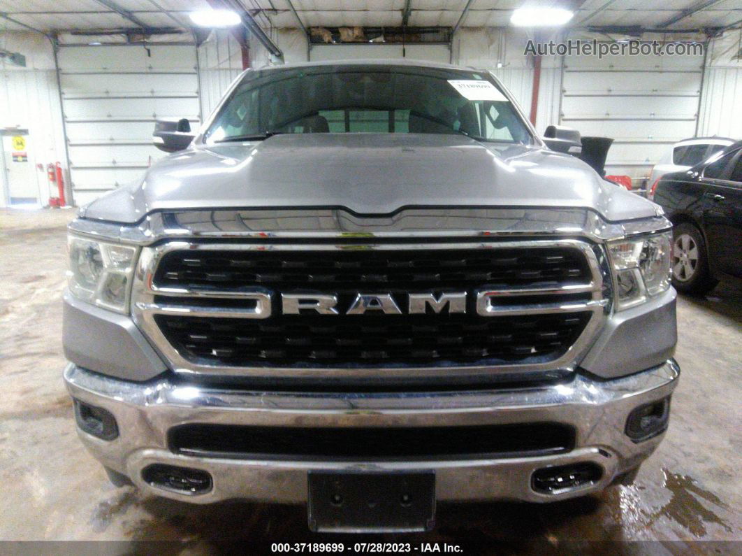 2022 Ram 1500 Big Horn Silver vin: 1C6SRFMT0NN321401