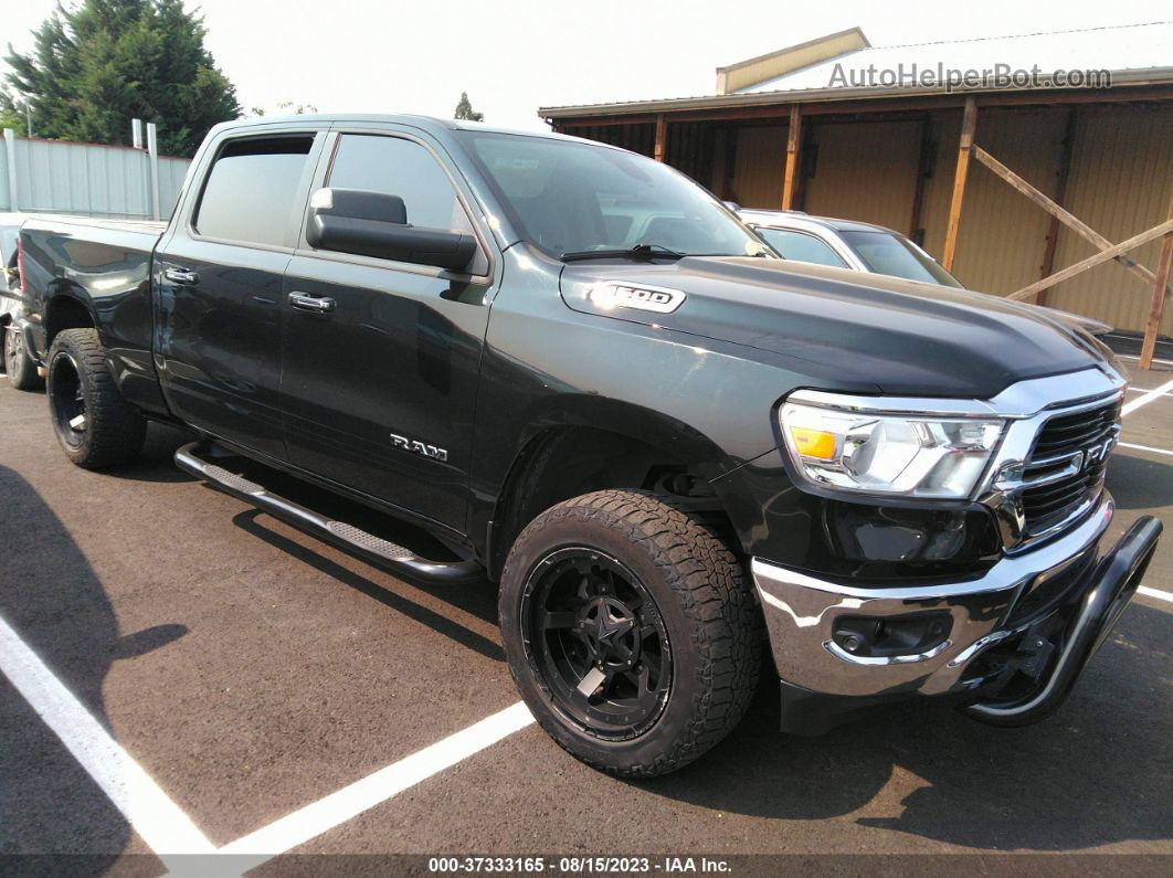 2019 Ram 1500 Big Horn/lone Star  4x4 6'4" Box Black vin: 1C6SRFMT2KN782143