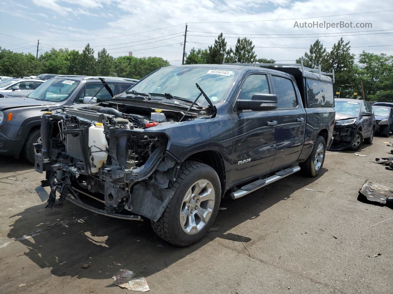 2020 Ram 1500 Big Horn/lone Star Black vin: 1C6SRFMT4LN222996