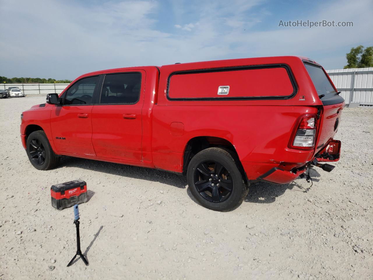 2022 Ram 1500 Big Horn/lone Star Red vin: 1C6SRFMT5NN224209