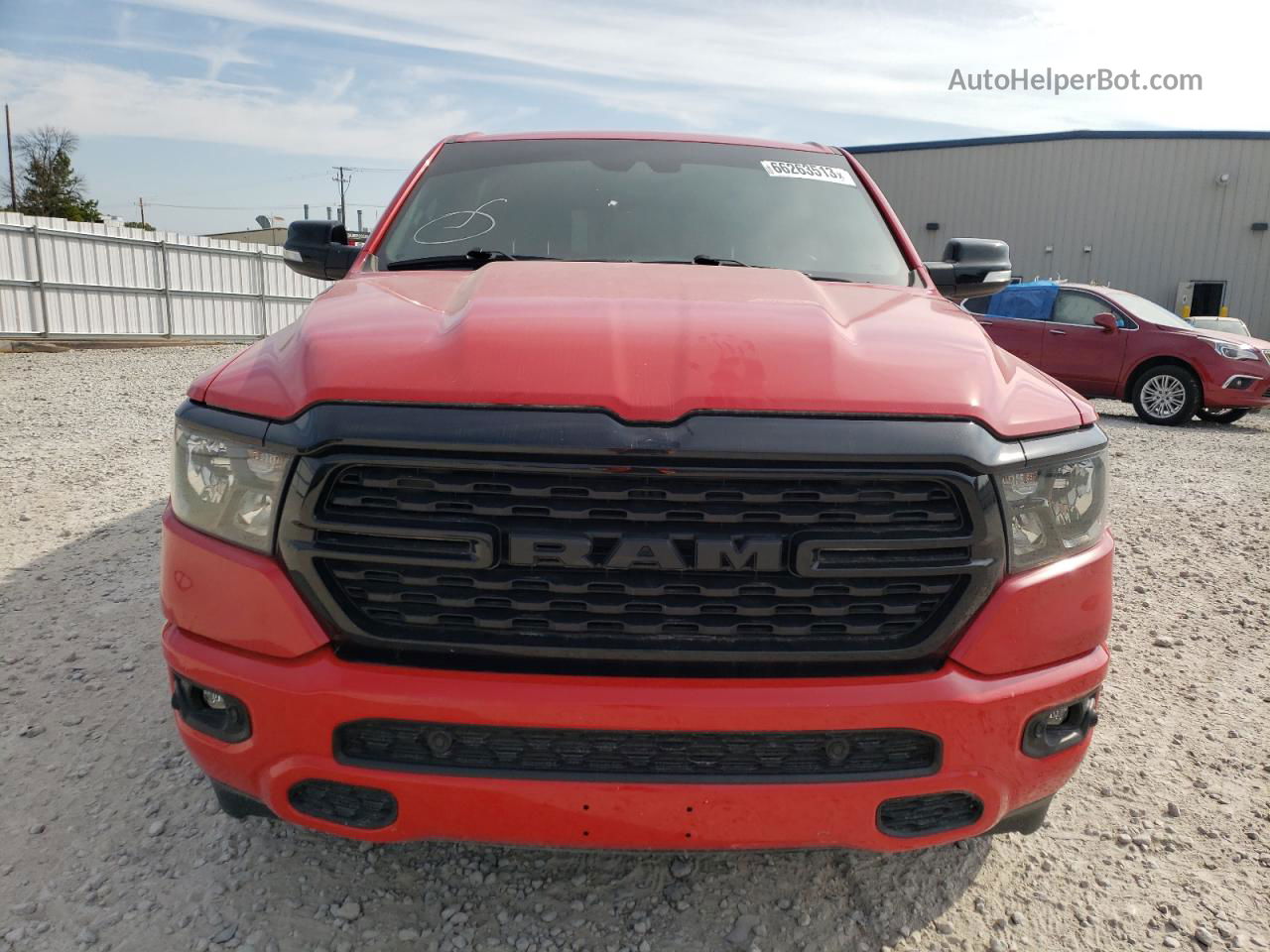 2022 Ram 1500 Big Horn/lone Star Красный vin: 1C6SRFMT5NN224209