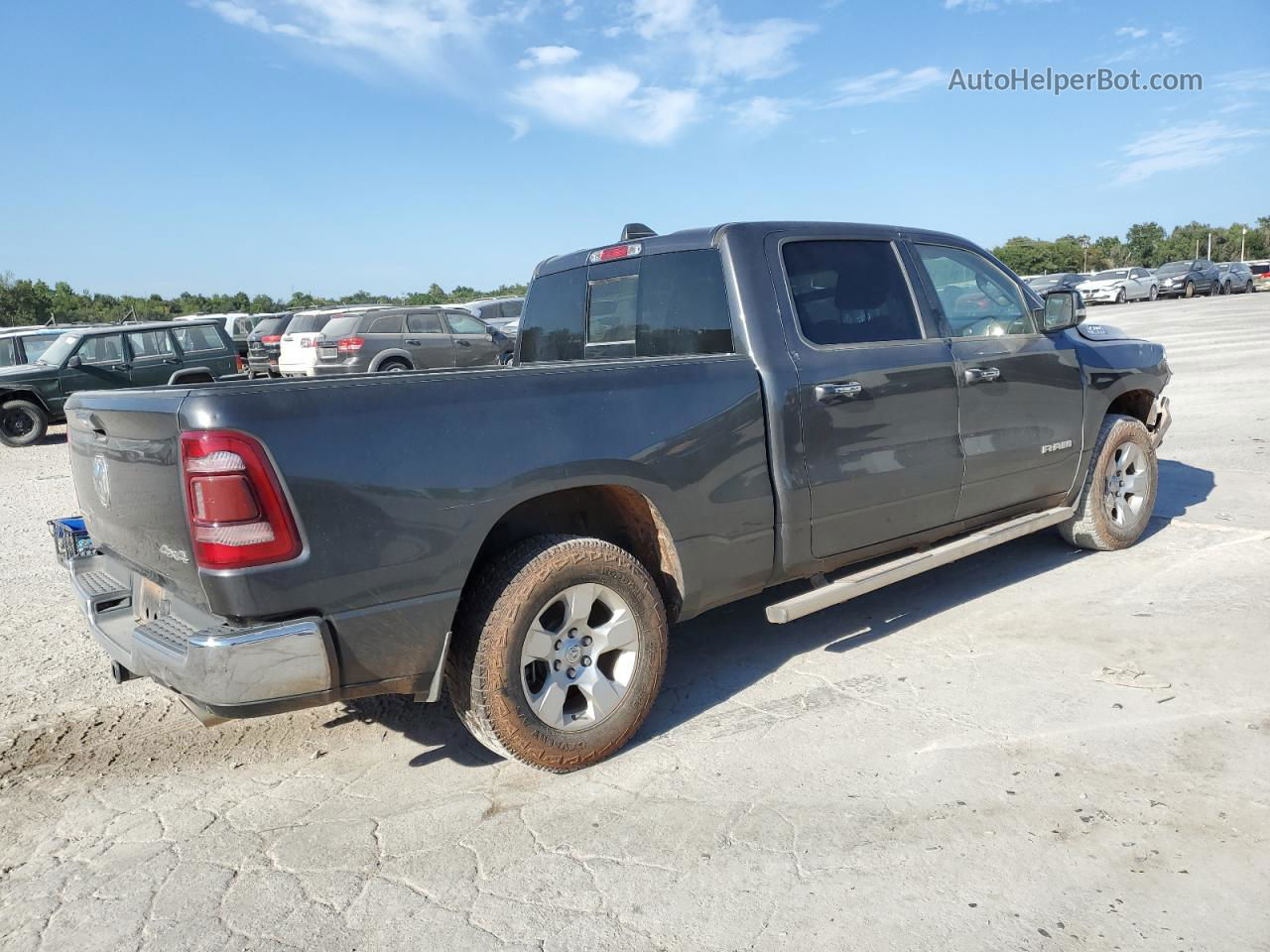 2019 Ram 1500 Big Horn/lone Star Серый vin: 1C6SRFMT8KN530123