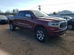 2019 Ram 1500 Limited Burgundy vin: 1C6SRFPT3KN551196