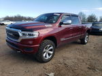 2019 Ram 1500 Limited Burgundy vin: 1C6SRFPT3KN551196