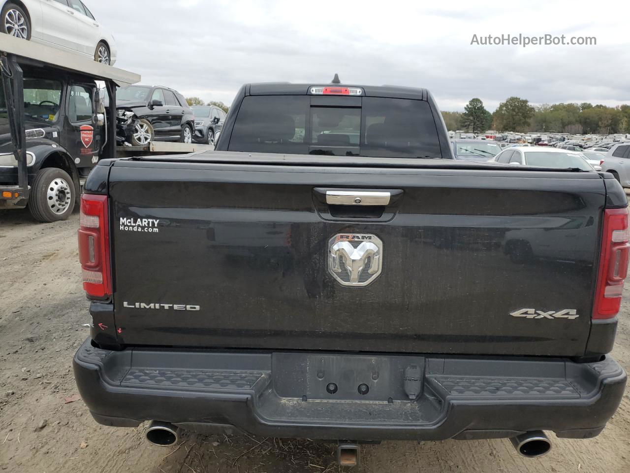 2019 Ram 1500 Limited Black vin: 1C6SRFPT9KN597275