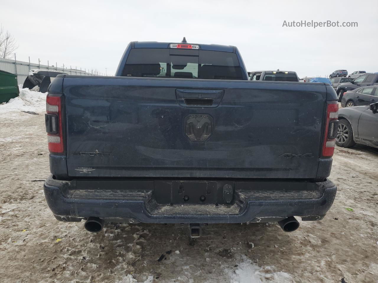 2022 Ram 1500 Sport Blue vin: 1C6SRFTTXNN110059