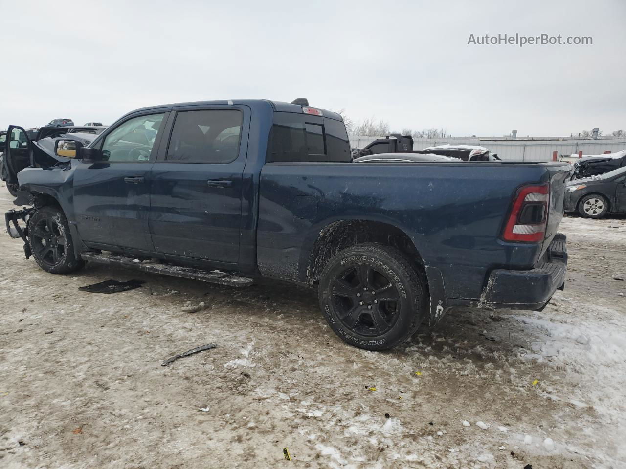 2022 Ram 1500 Sport Blue vin: 1C6SRFTTXNN110059