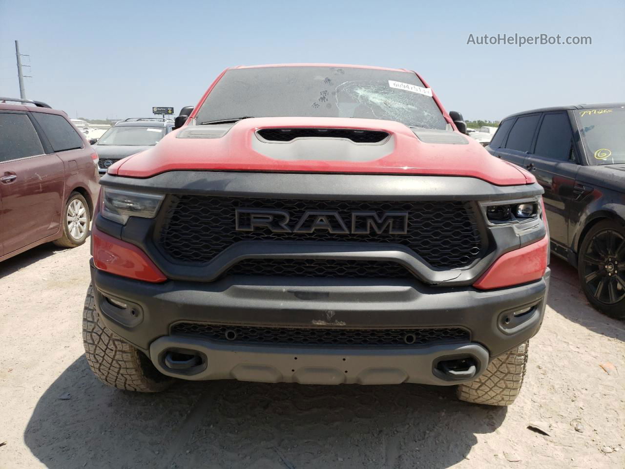 2022 Ram 1500 Trx Красный vin: 1C6SRFU95NN318613