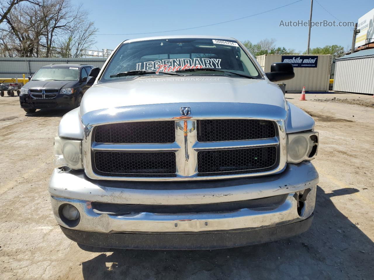 2005 Dodge Ram 1500 St Silver vin: 1D3HA18D15J609328