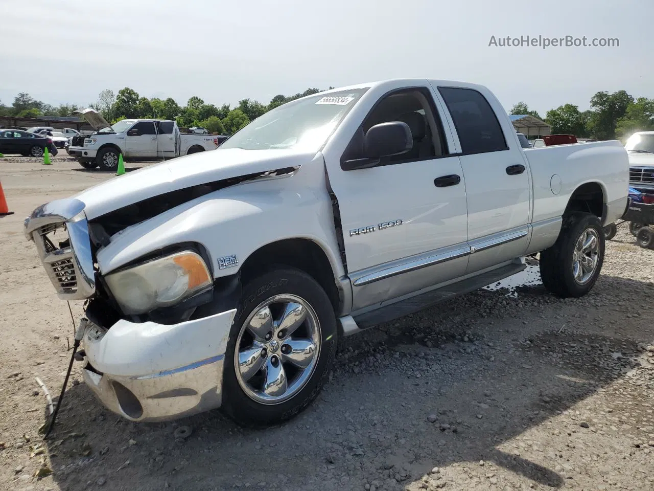 2005 Dodge Ram 1500 St White vin: 1D3HA18D25J547471