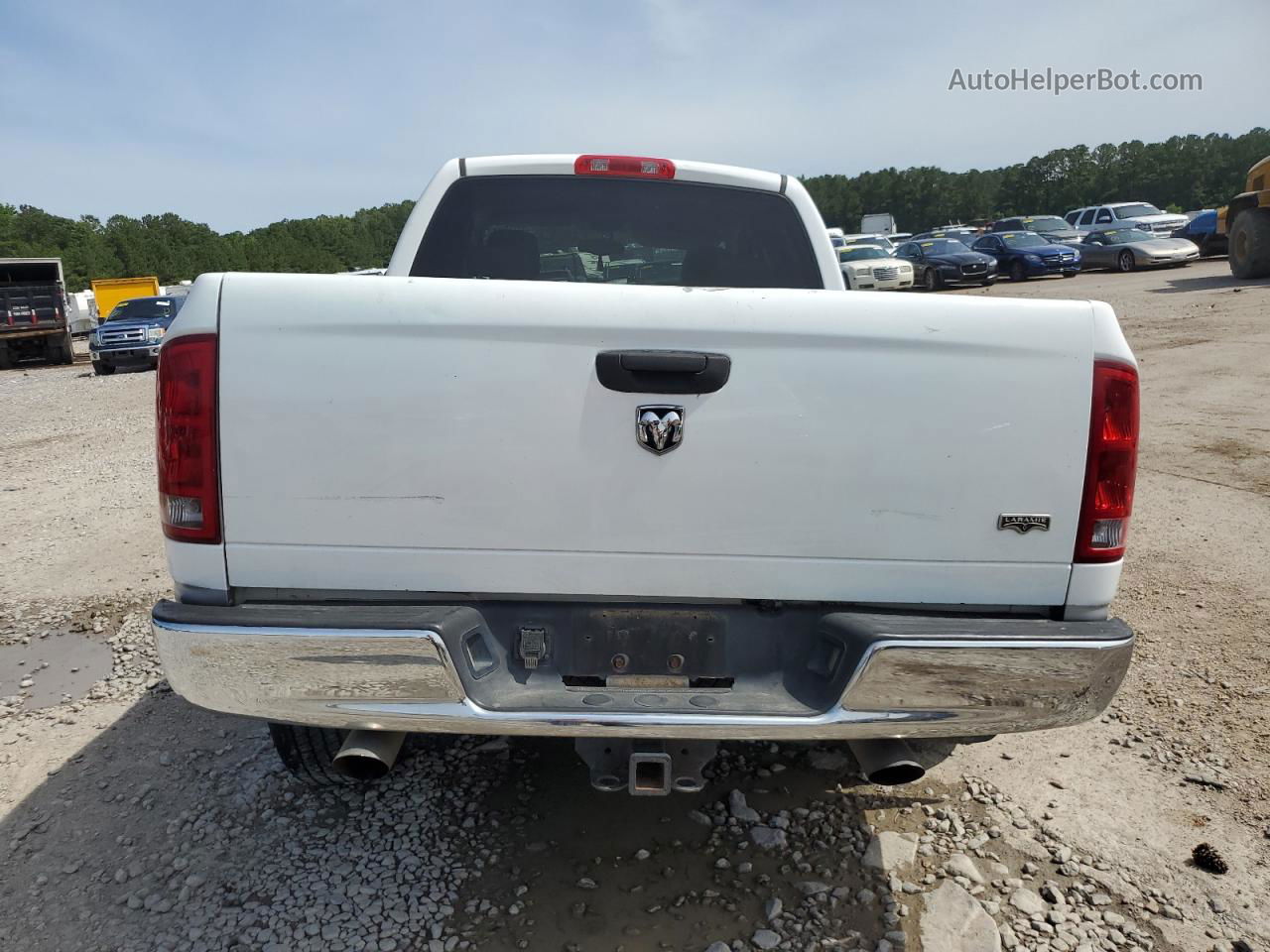 2005 Dodge Ram 1500 St White vin: 1D3HA18D25J547471