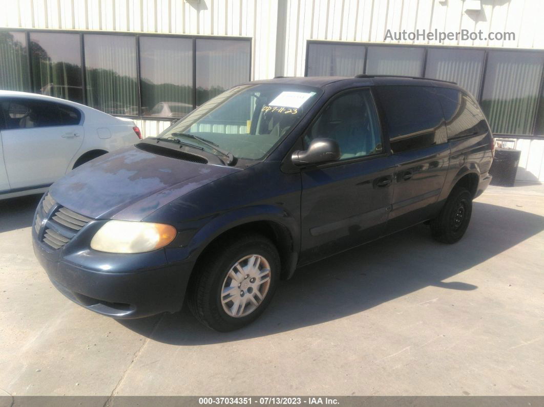 2005 Dodge Grand Caravan Se Dark Blue vin: 1D4GP24R05B225659