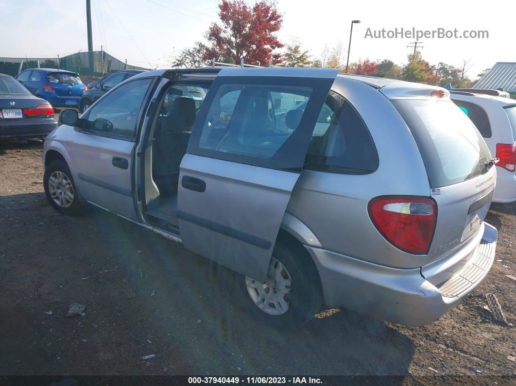 2005 Dodge Grand Caravan Se Серебряный vin: 1D4GP24R05B248794