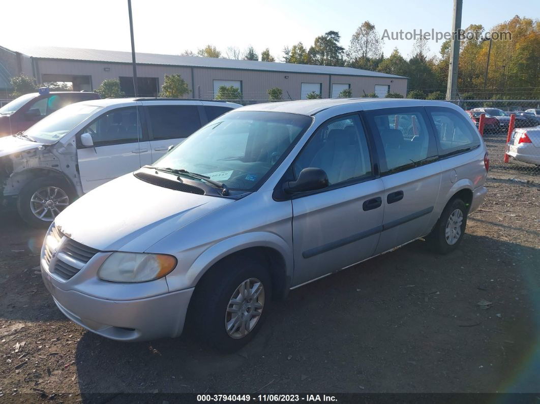 2005 Dodge Grand Caravan Se Серебряный vin: 1D4GP24R05B248794