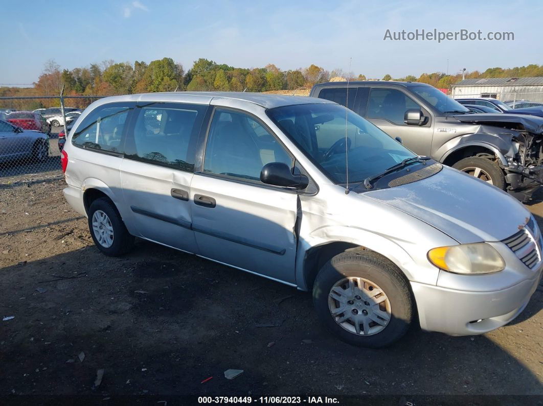 2005 Dodge Grand Caravan Se Silver vin: 1D4GP24R05B248794