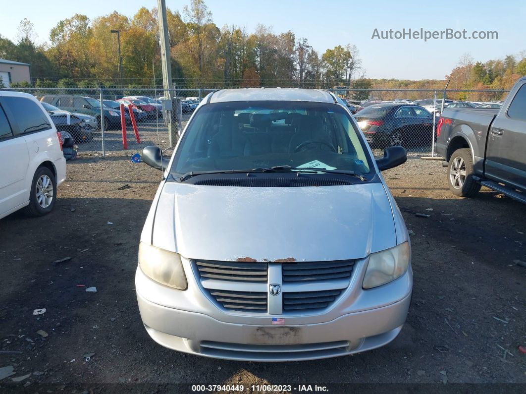 2005 Dodge Grand Caravan Se Silver vin: 1D4GP24R05B248794