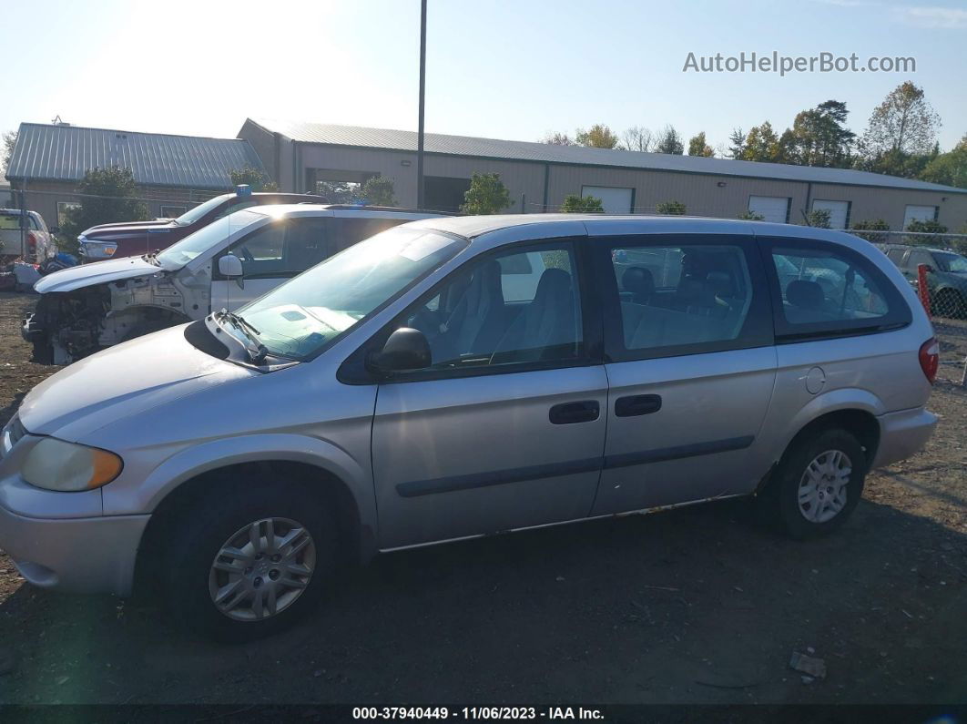 2005 Dodge Grand Caravan Se Silver vin: 1D4GP24R05B248794