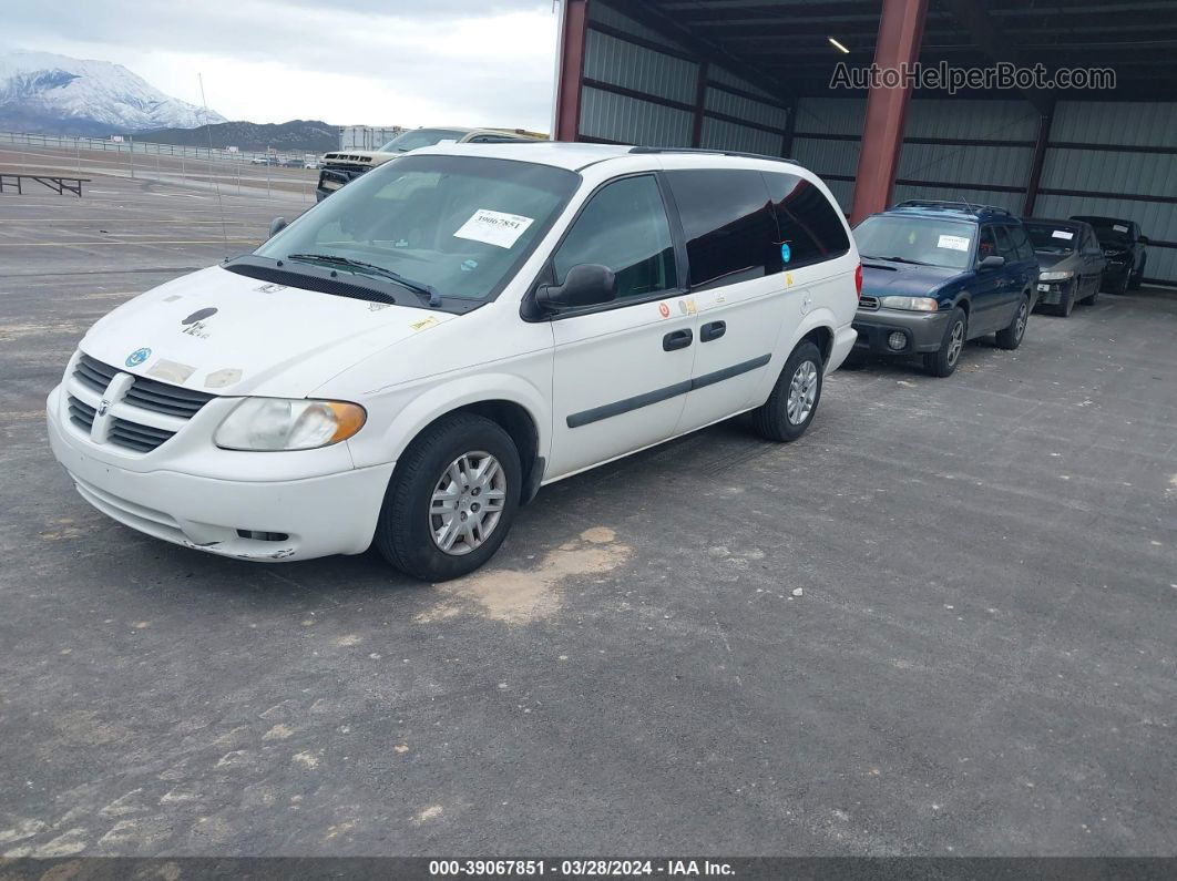 2005 Dodge Grand Caravan Se White vin: 1D4GP24R05B294612