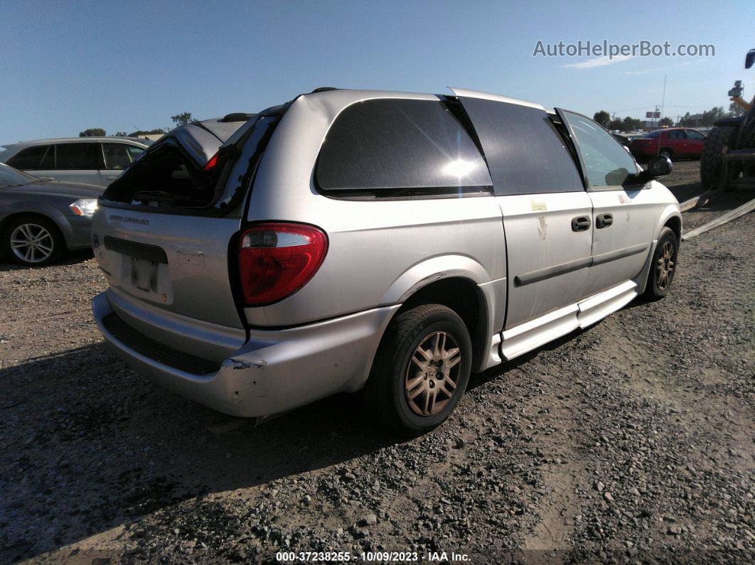 2005 Dodge Grand Caravan Se Silver vin: 1D4GP24R05B422198