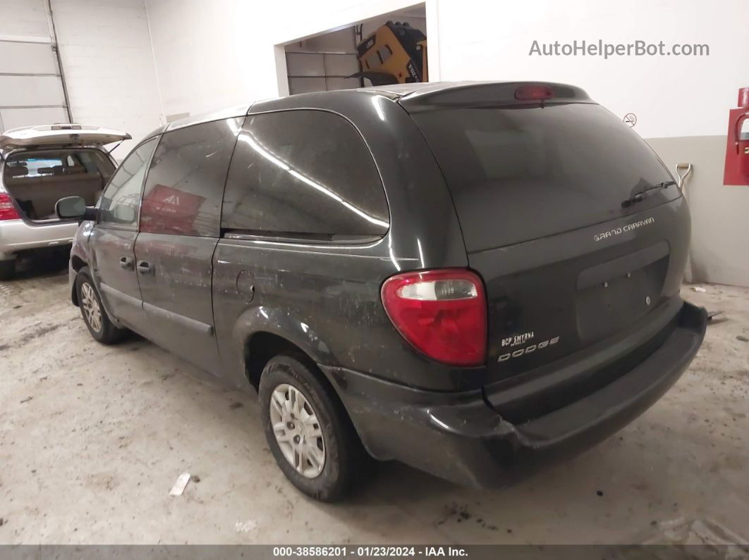 2005 Dodge Grand Caravan Se Черный vin: 1D4GP24R15B274255