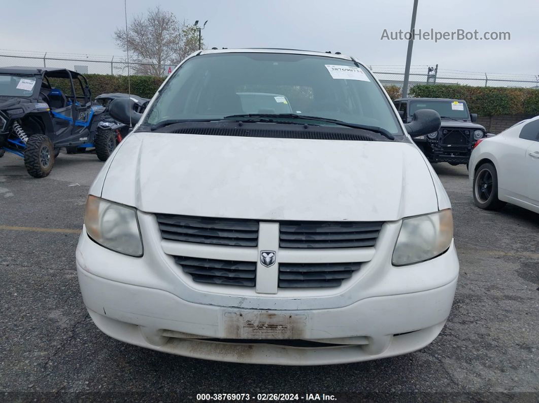 2005 Dodge Grand Caravan Se White vin: 1D4GP24R25B279111