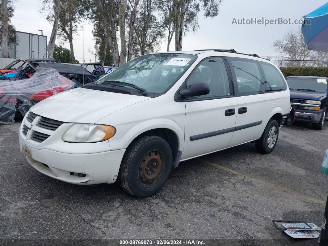 2005 Dodge Grand Caravan Se White vin: 1D4GP24R25B279111