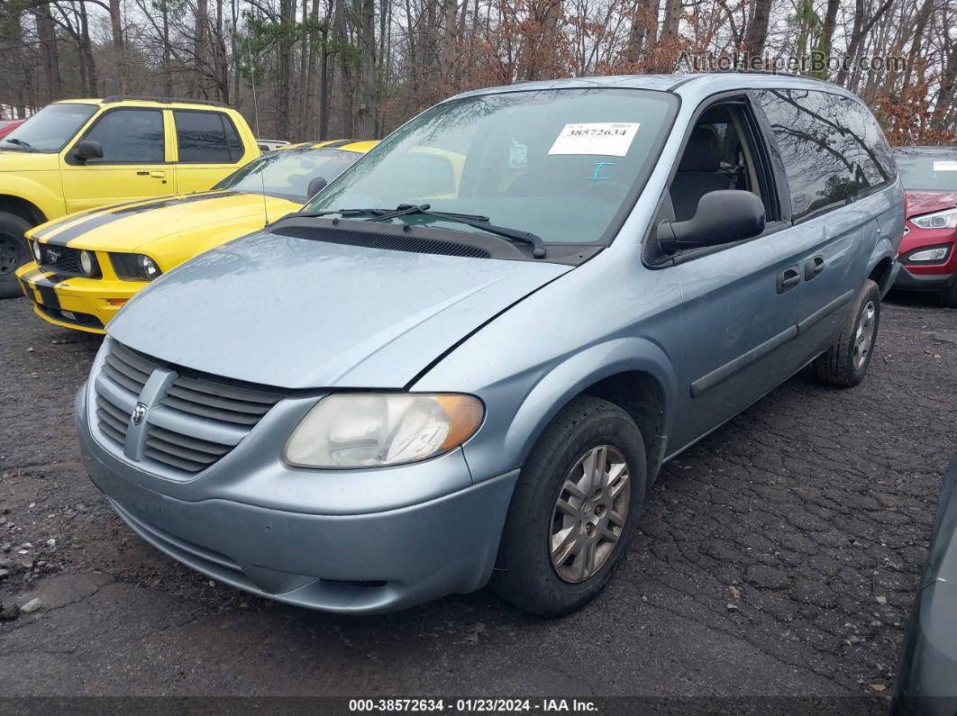 2005 Dodge Grand Caravan Se Blue vin: 1D4GP24R25B289458