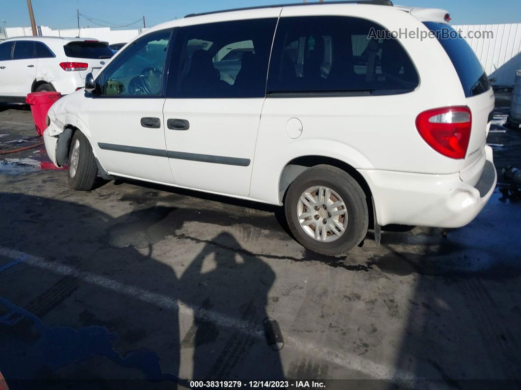 2005 Dodge Grand Caravan Se White vin: 1D4GP24R35B169877