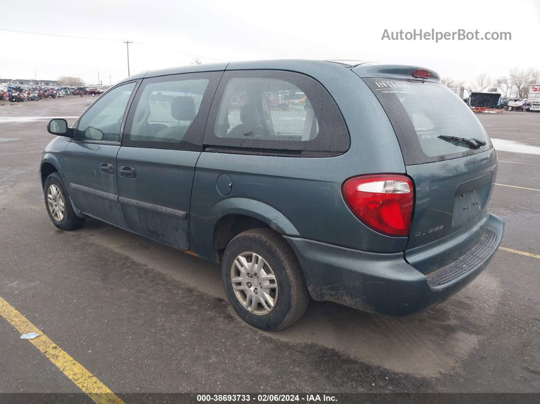 2005 Dodge Grand Caravan Se Синий vin: 1D4GP24R35B341325