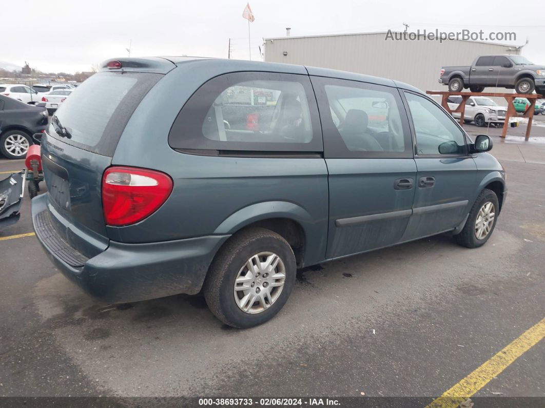 2005 Dodge Grand Caravan Se Синий vin: 1D4GP24R35B341325