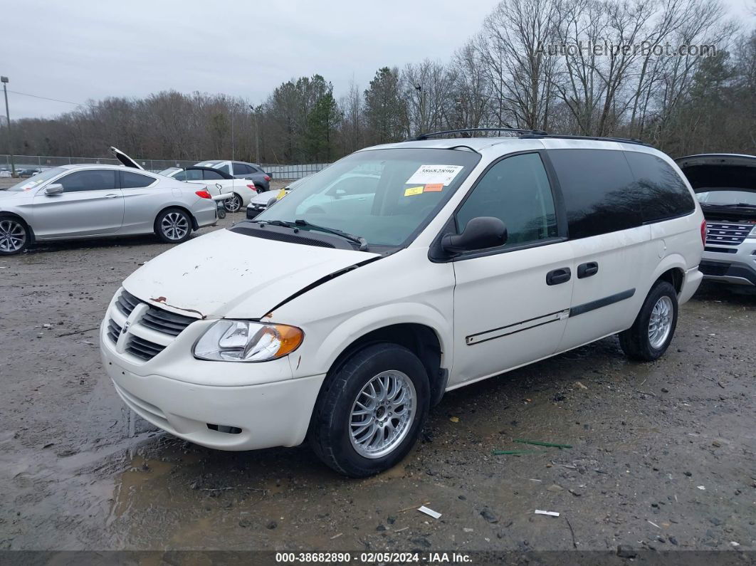 2005 Dodge Grand Caravan Se White vin: 1D4GP24R35B396423