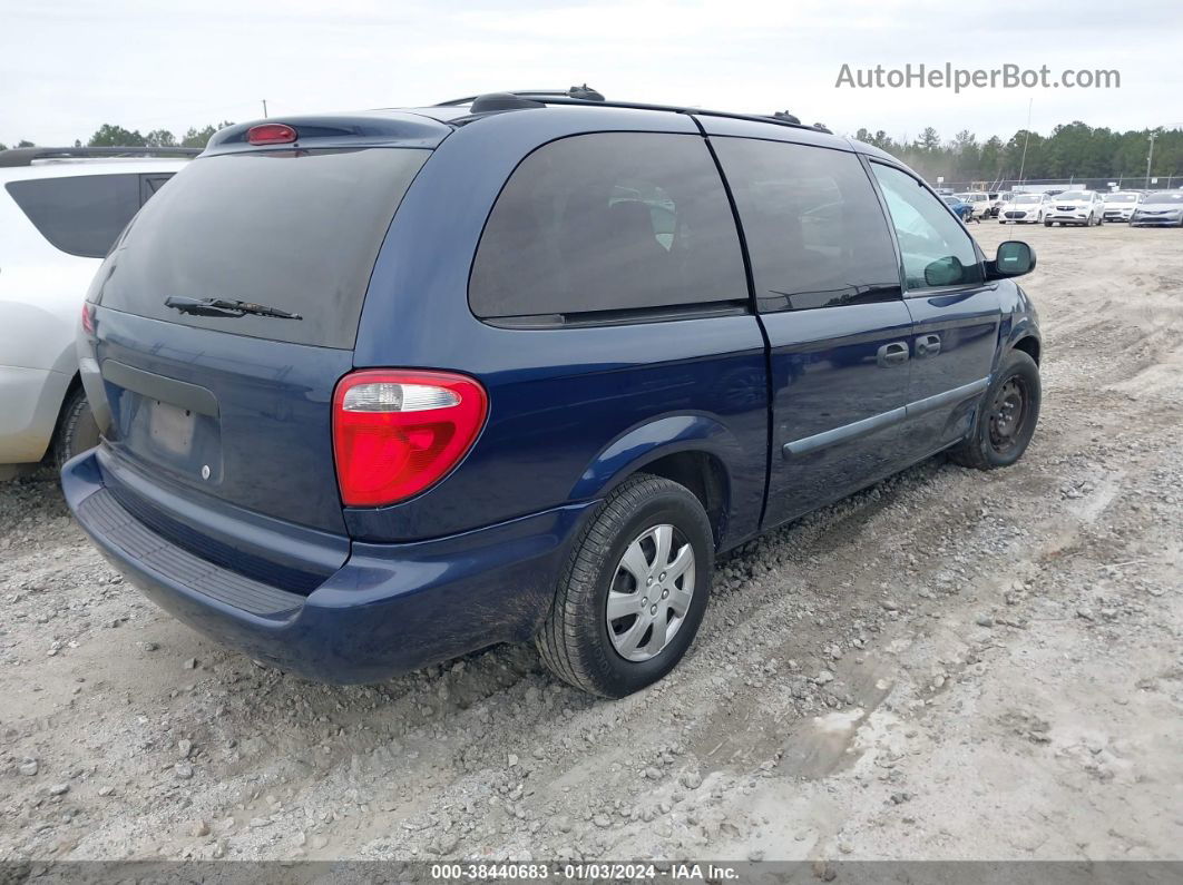 2005 Dodge Grand Caravan Se Blue vin: 1D4GP24R45B127251