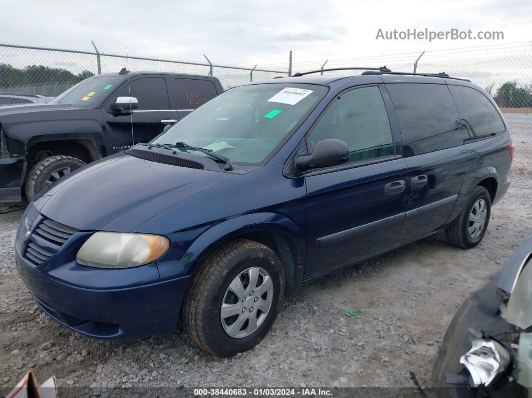 2005 Dodge Grand Caravan Se Blue vin: 1D4GP24R45B127251