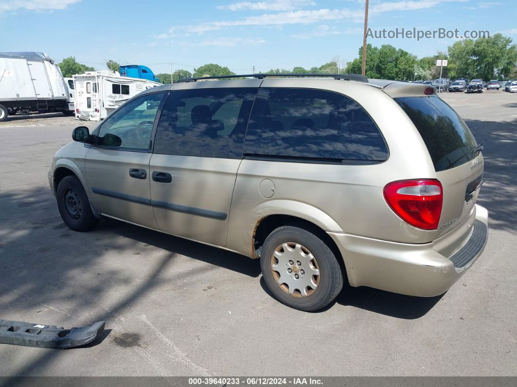 2005 Dodge Grand Caravan Se Silver vin: 1D4GP24R45B315431