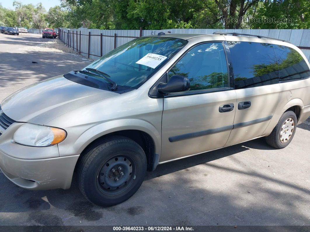 2005 Dodge Grand Caravan Se Silver vin: 1D4GP24R45B315431