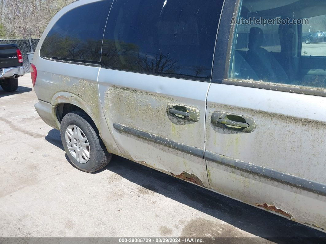 2005 Dodge Grand Caravan Se Серебряный vin: 1D4GP24R45B397564