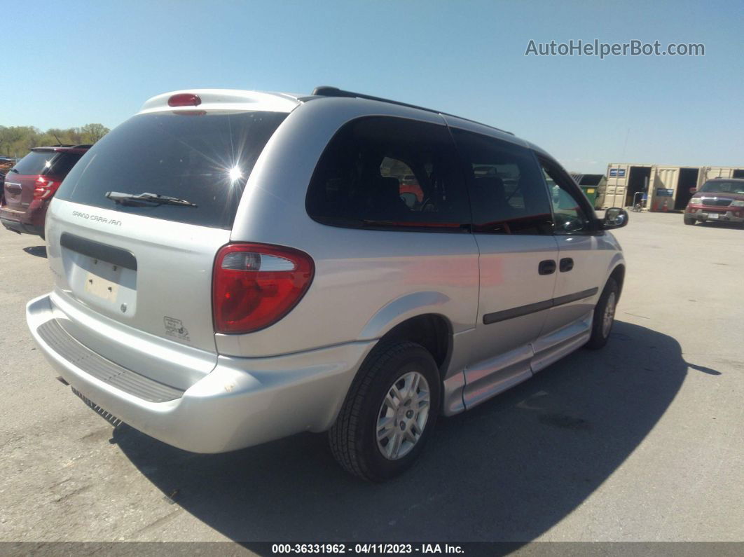 2005 Dodge Grand Caravan Se Серебряный vin: 1D4GP24R55B121118