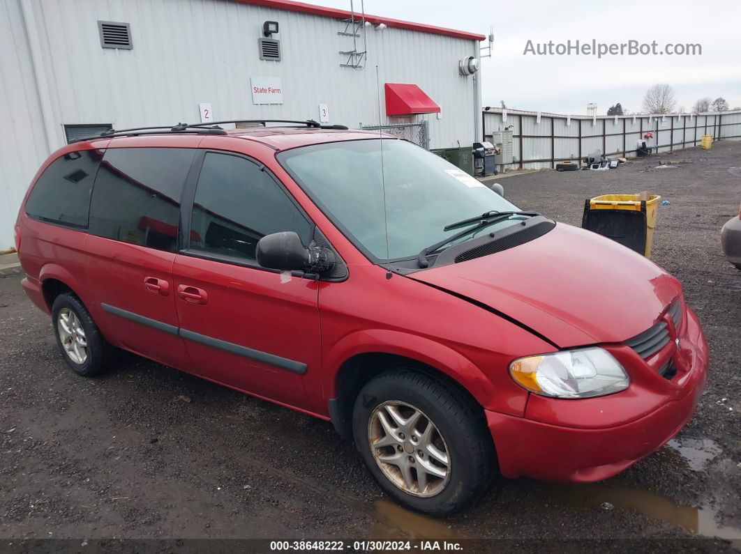 2005 Dodge Grand Caravan   Красный vin: 1D4GP24R55B193663