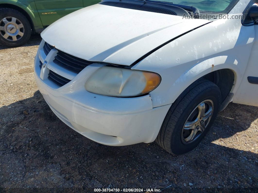 2005 Dodge Grand Caravan Se Белый vin: 1D4GP24R55B396410