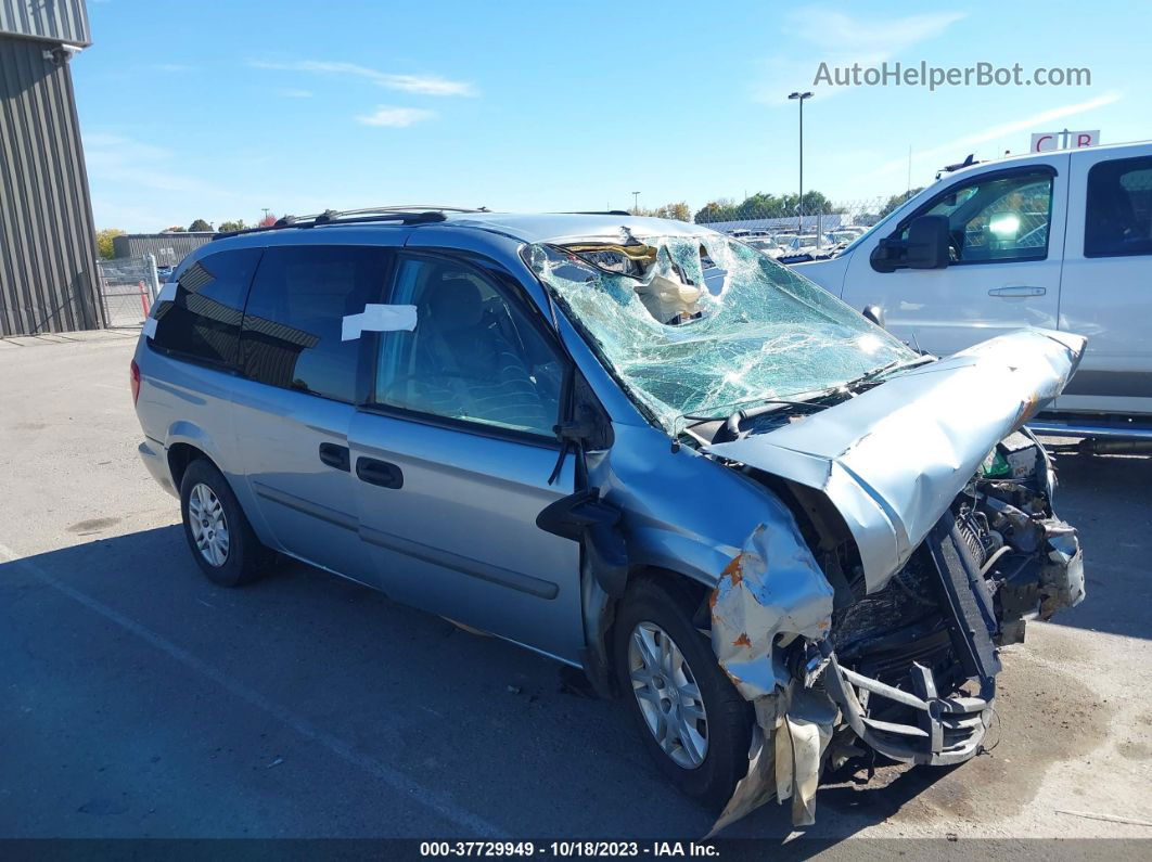 2005 Dodge Grand Caravan Se Light Blue vin: 1D4GP24R55B415151