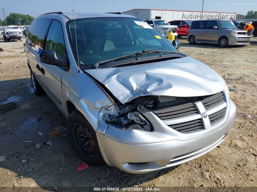 2005 Dodge Grand Caravan Se Silver vin: 1D4GP24R65B259153