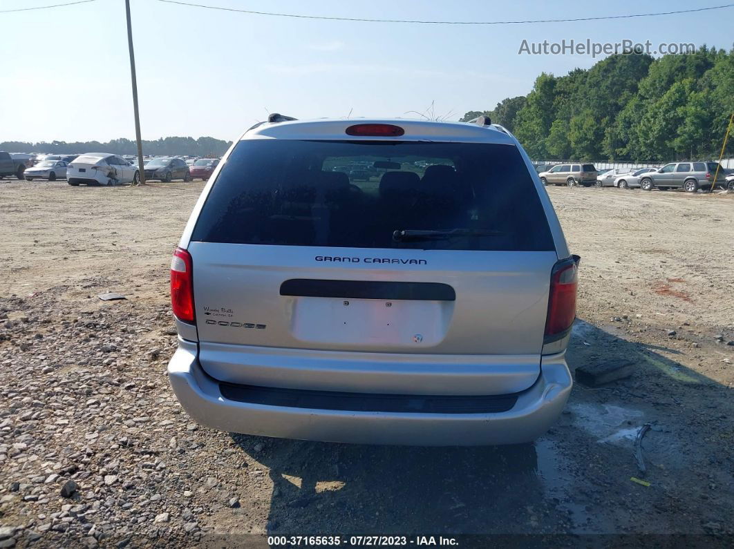 2005 Dodge Grand Caravan Se Silver vin: 1D4GP24R65B259153