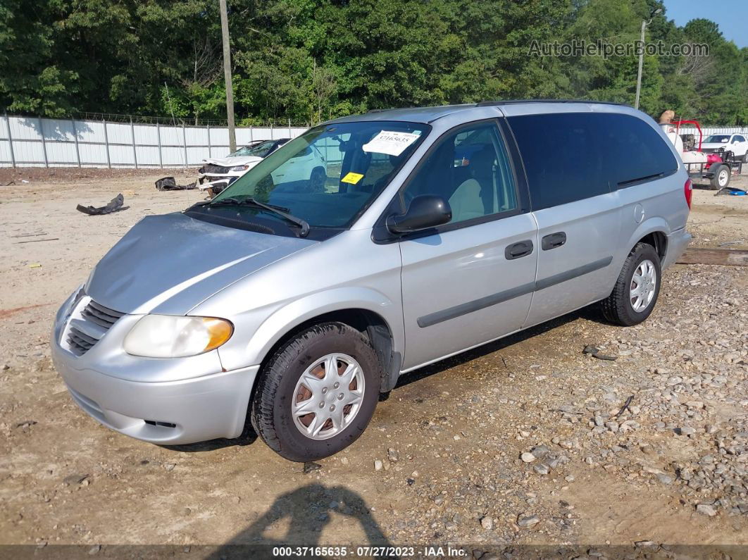 2005 Dodge Grand Caravan Se Silver vin: 1D4GP24R65B259153