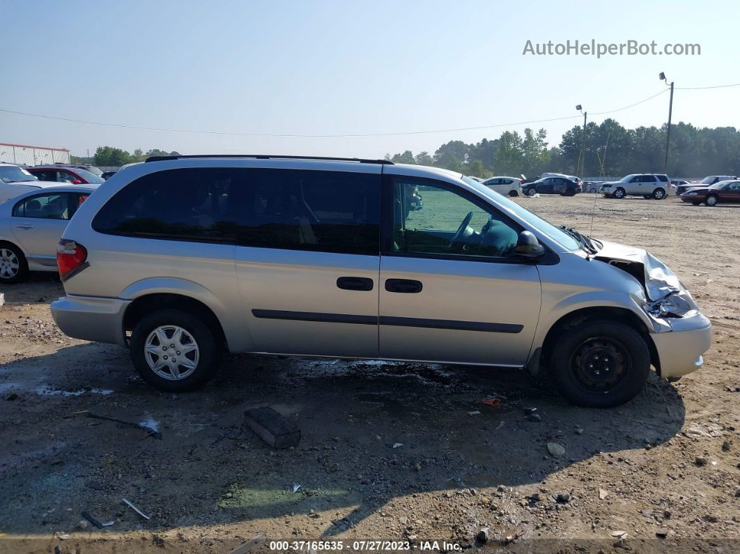 2005 Dodge Grand Caravan Se Silver vin: 1D4GP24R65B259153