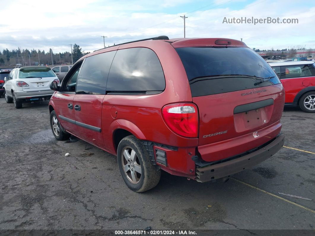 2005 Dodge Grand Caravan Se Red vin: 1D4GP24R65B364971