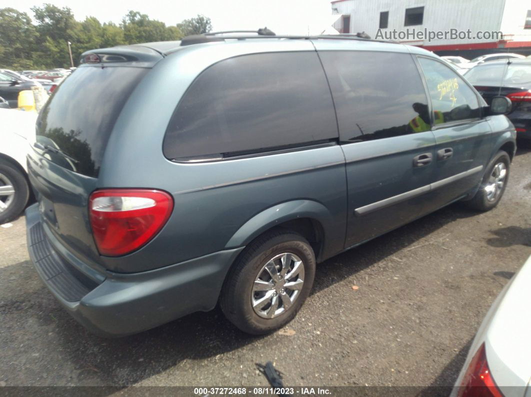 2005 Dodge Grand Caravan Se Green vin: 1D4GP24R65B377252