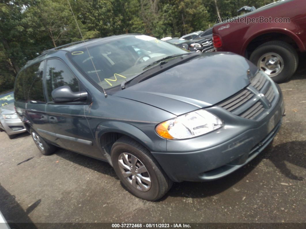 2005 Dodge Grand Caravan Se Green vin: 1D4GP24R65B377252